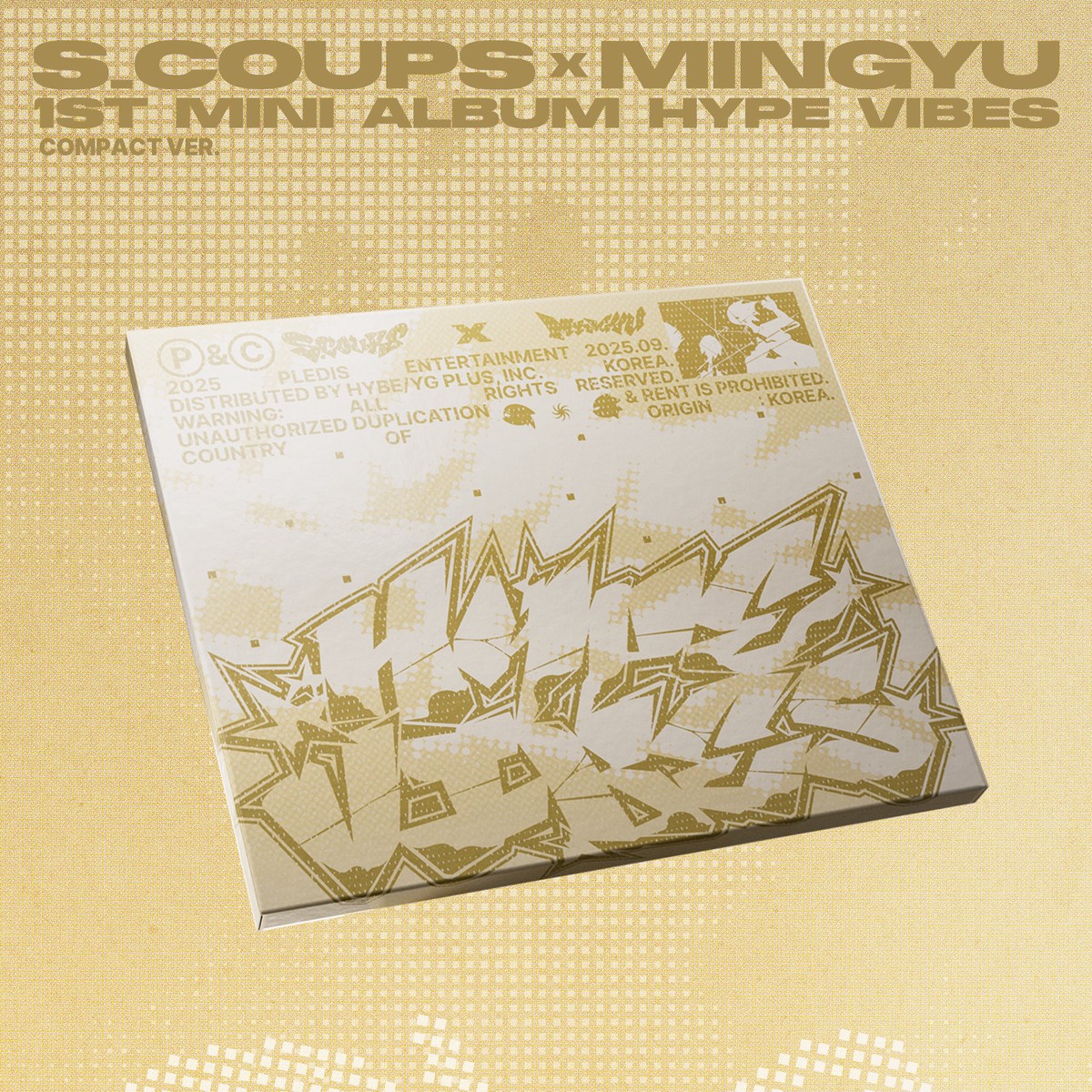CxM 1st Mini Album HYPE VIBES – COMPACT Ver – CxM (SEVENTEEN) CD