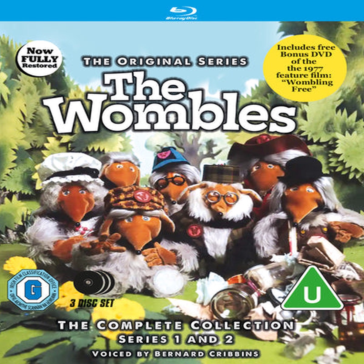 The Wombles The Complete Collection - Bernard Cribbins BLU-RAY