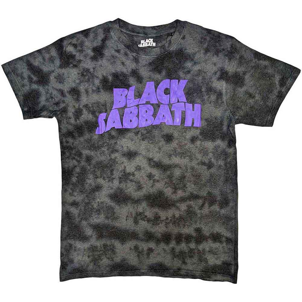 Black Sabbath - Wavy Logo (Wash Collection) - XL T-Shirts