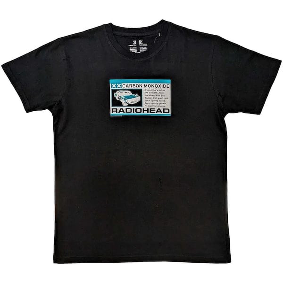 Radiohead - Carbon Patch Black - Large T-Shirts