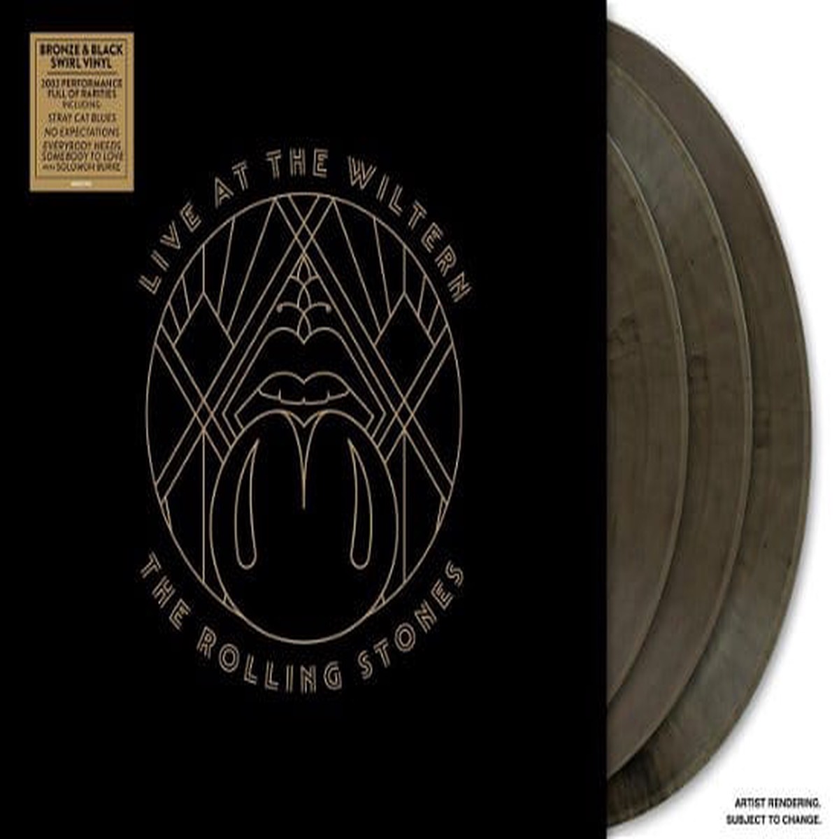 Live at the Wiltern (Limited Bronze Black Swirl Edition) – The Rolling Stones Colour Vinyl