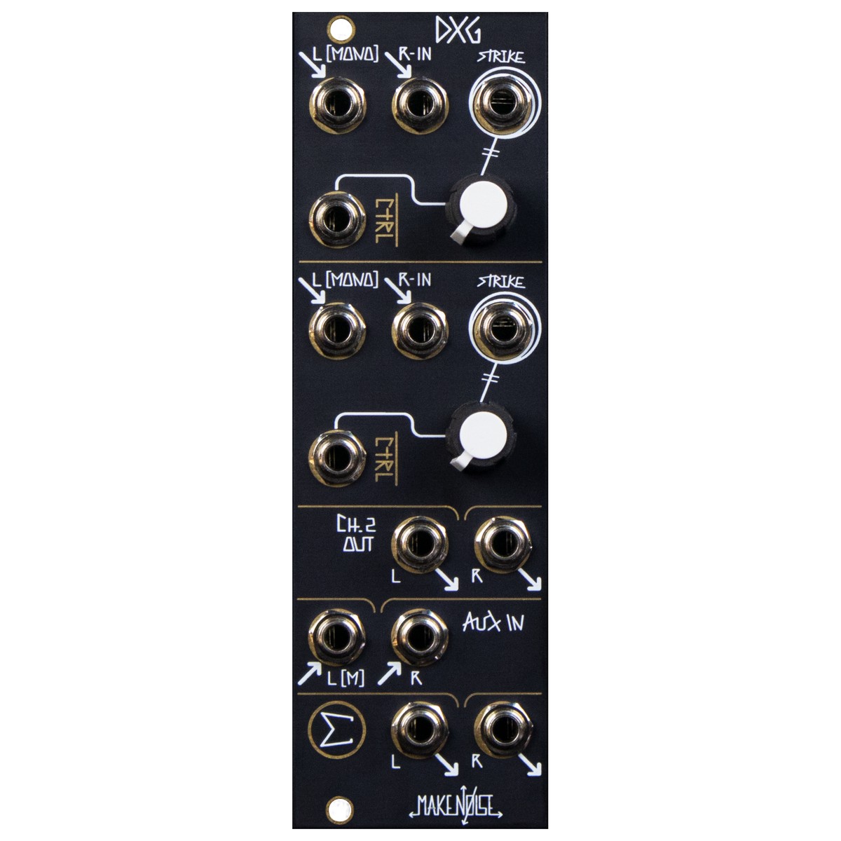 Make Noise DXG – Dual Stereo Low Pass Gate and Mixer