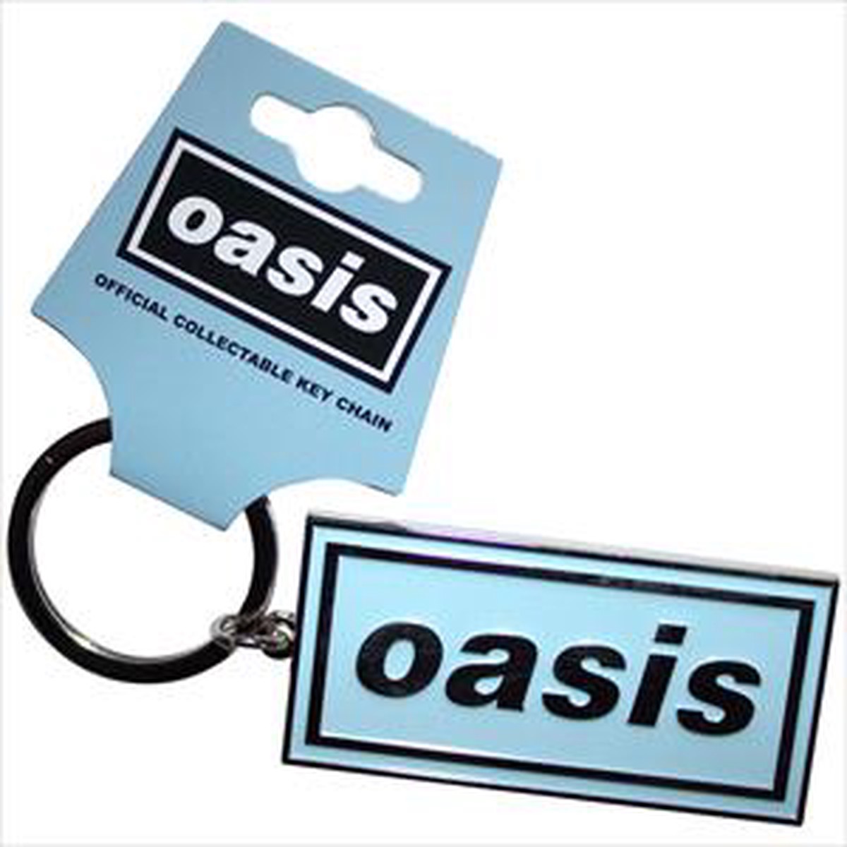 Oasis Logo Sky Blue Keychain Keychain