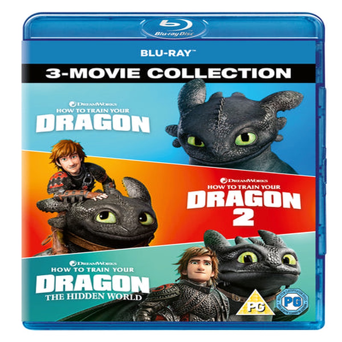 How to Train Your Dragon 3-movie Collection - Dean DeBlois BLU-RAY