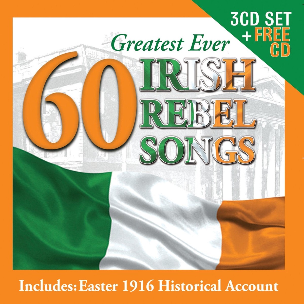 60 Greatest Ever Irish Rebel Songs CD