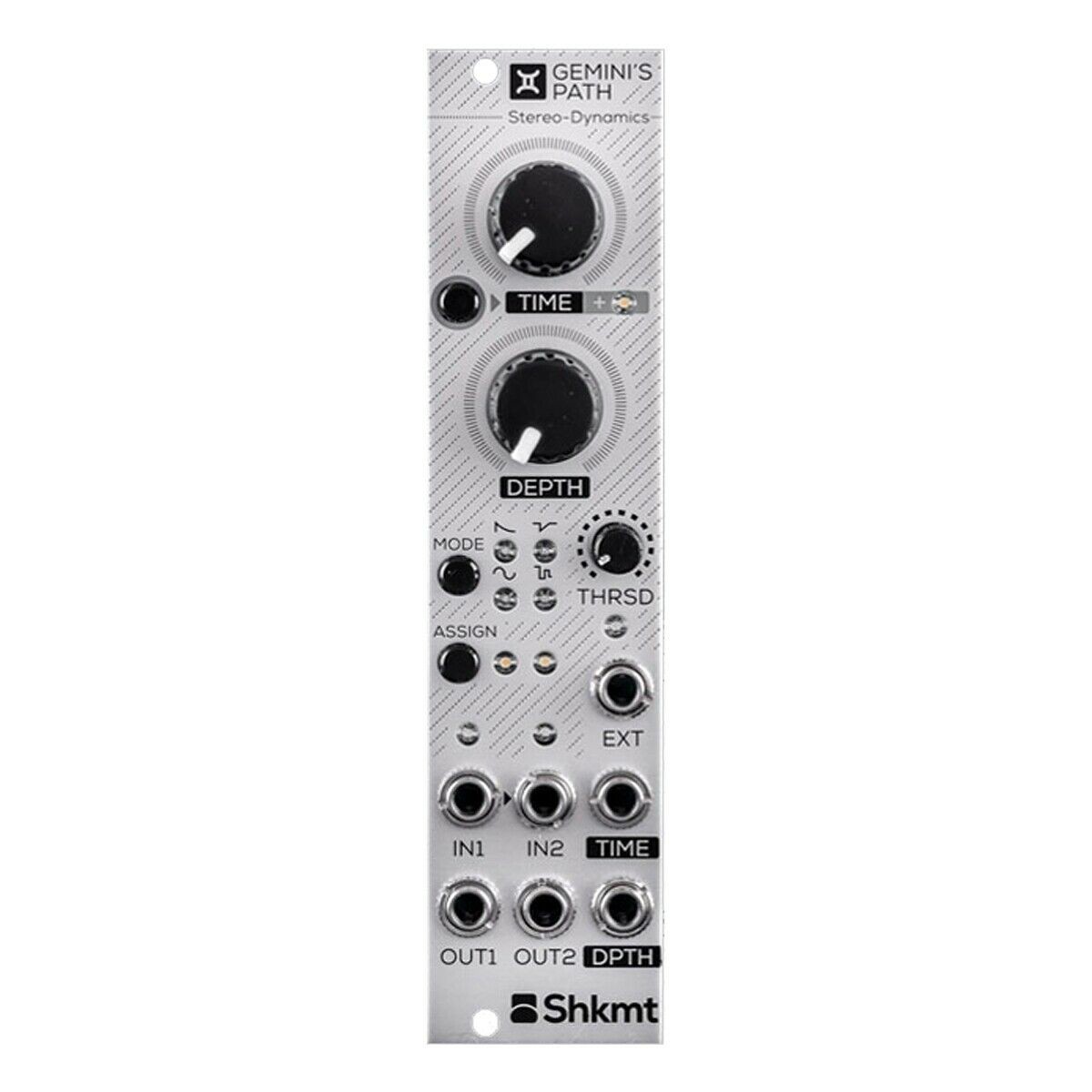 Shakmat Modular Geminis Path Eurorack Stereo Compressor Module