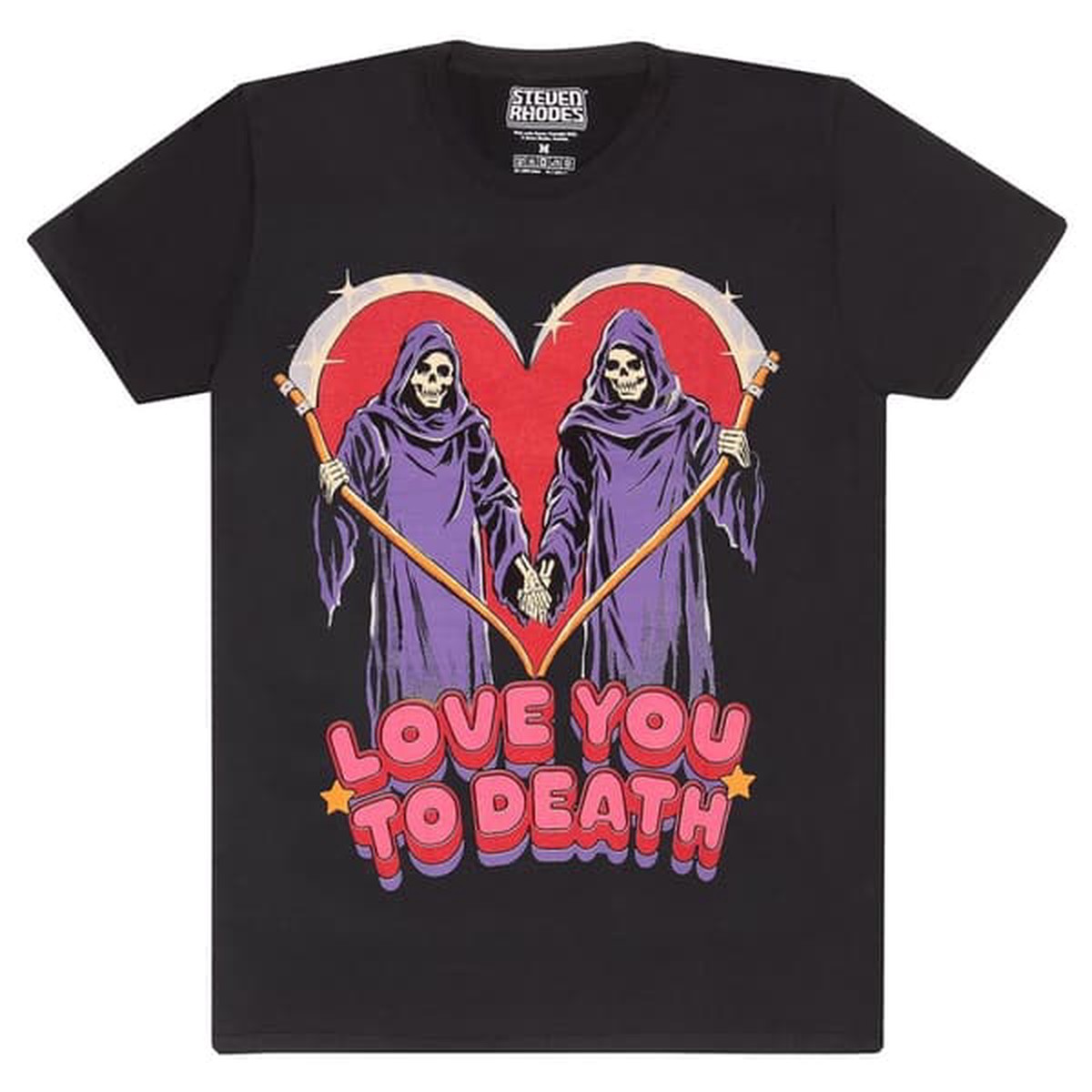 Steven Rhodes Love You To Death – 2XL T-Shirts