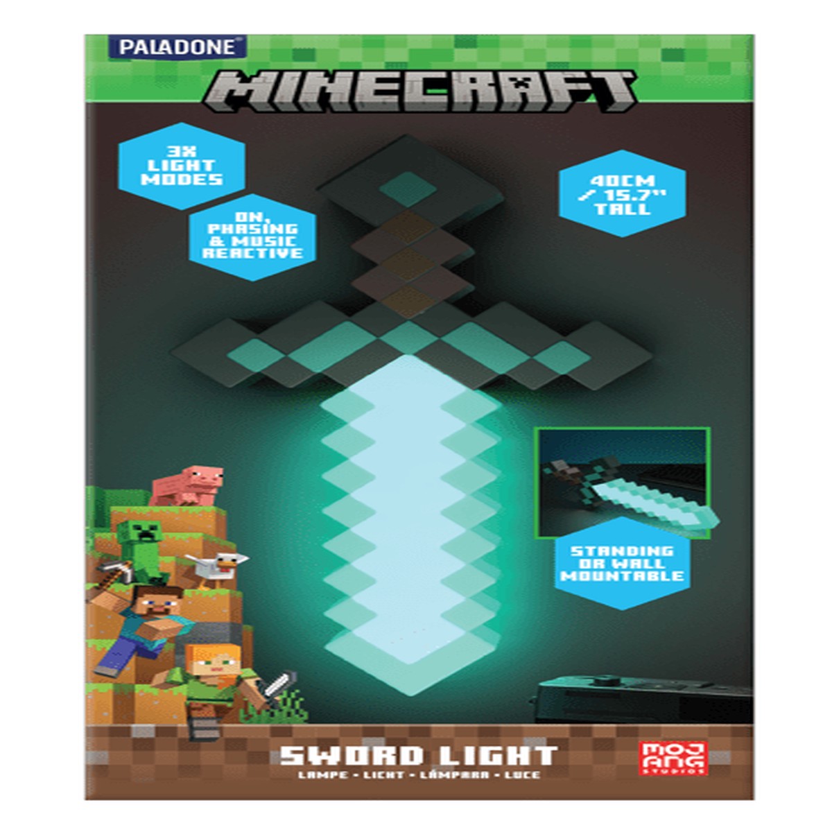 Minecraft Diamond Sword Light Lamp