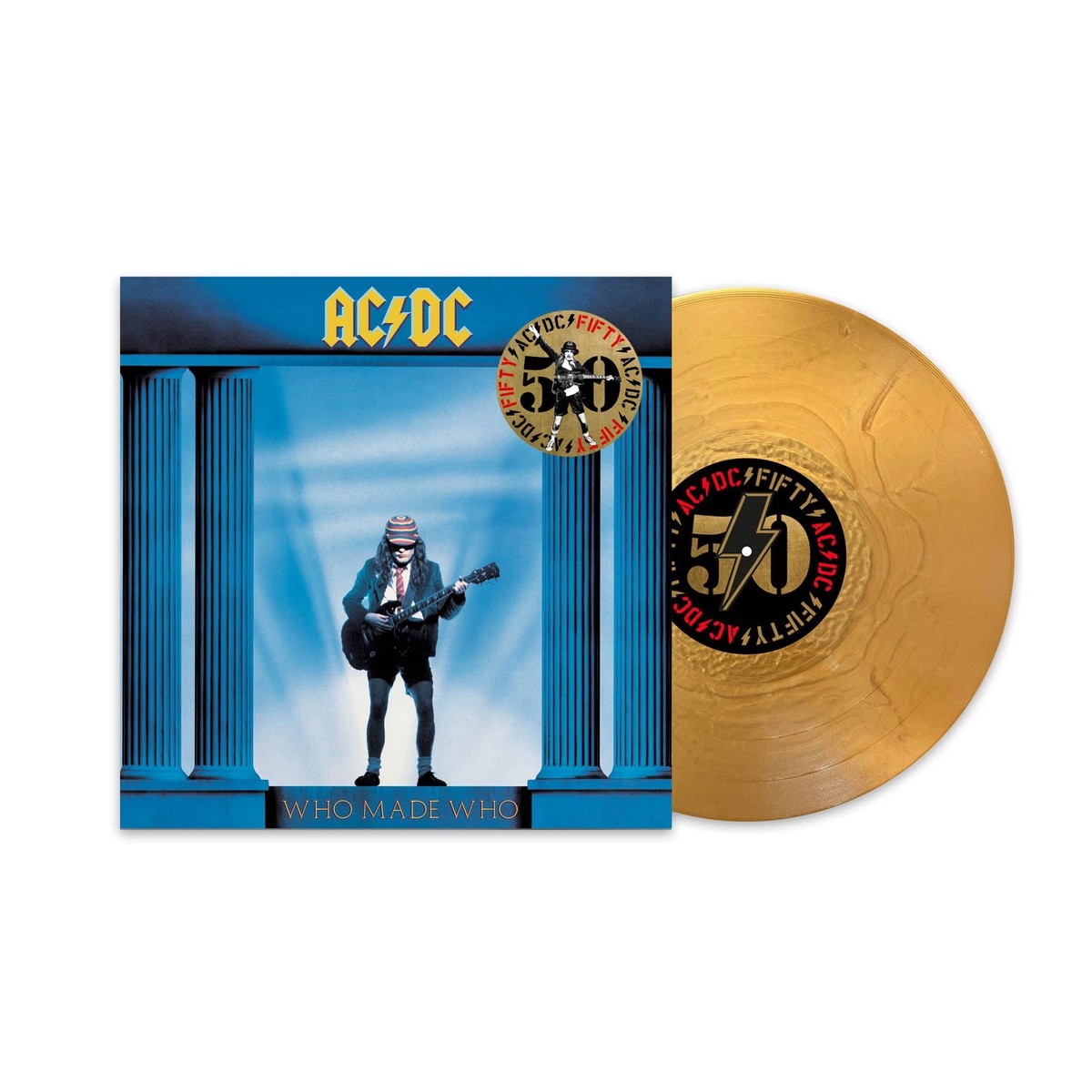 Who Made Who (50th Anniversary Gold Edition) – ACDC Colour Vinyl