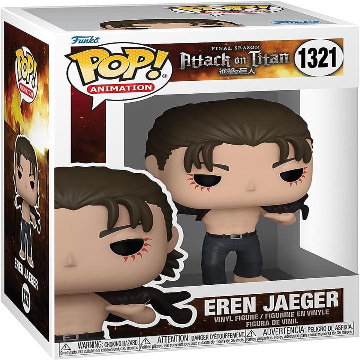 Funko POP Animation Attack on Titan - Eren Jaeger Jeager Toys