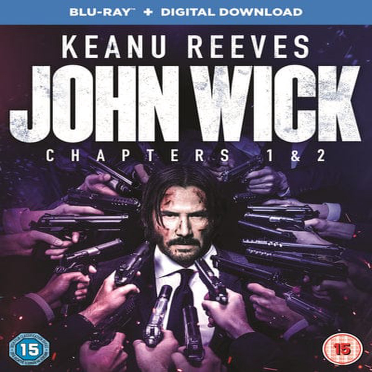 John Wick Chapters 1 2 – Chad Stahelski Blu-ray