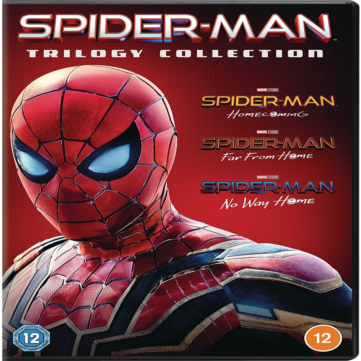 Spider-Man Tom Holland Trilogy DVD