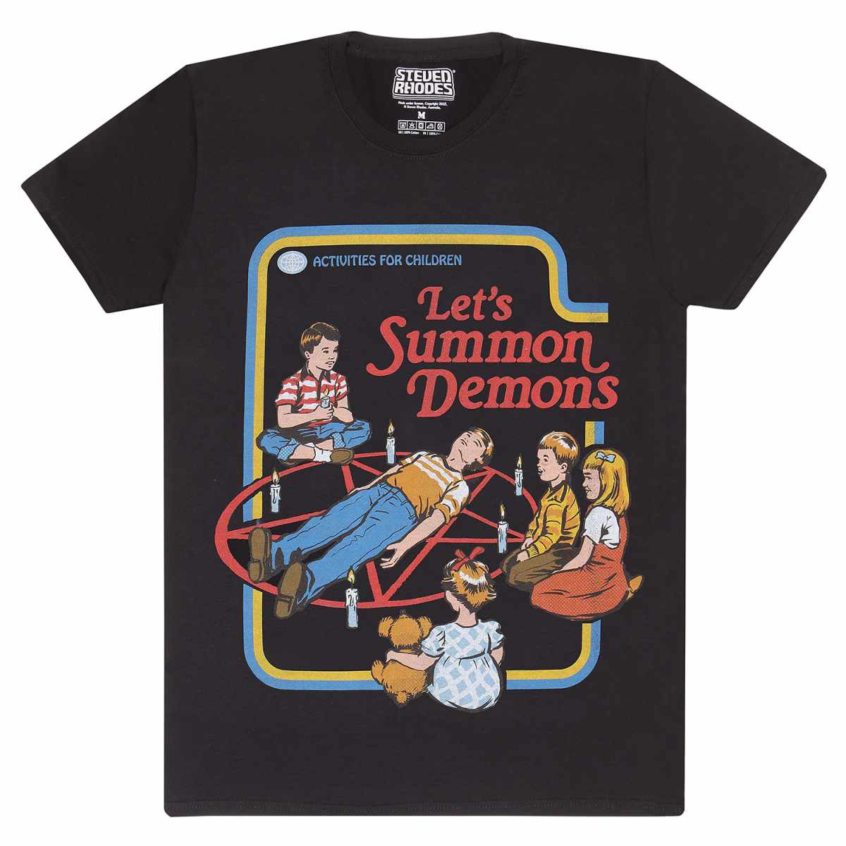 Steven Rhodes Lets Summon Demons – Large T-Shirts