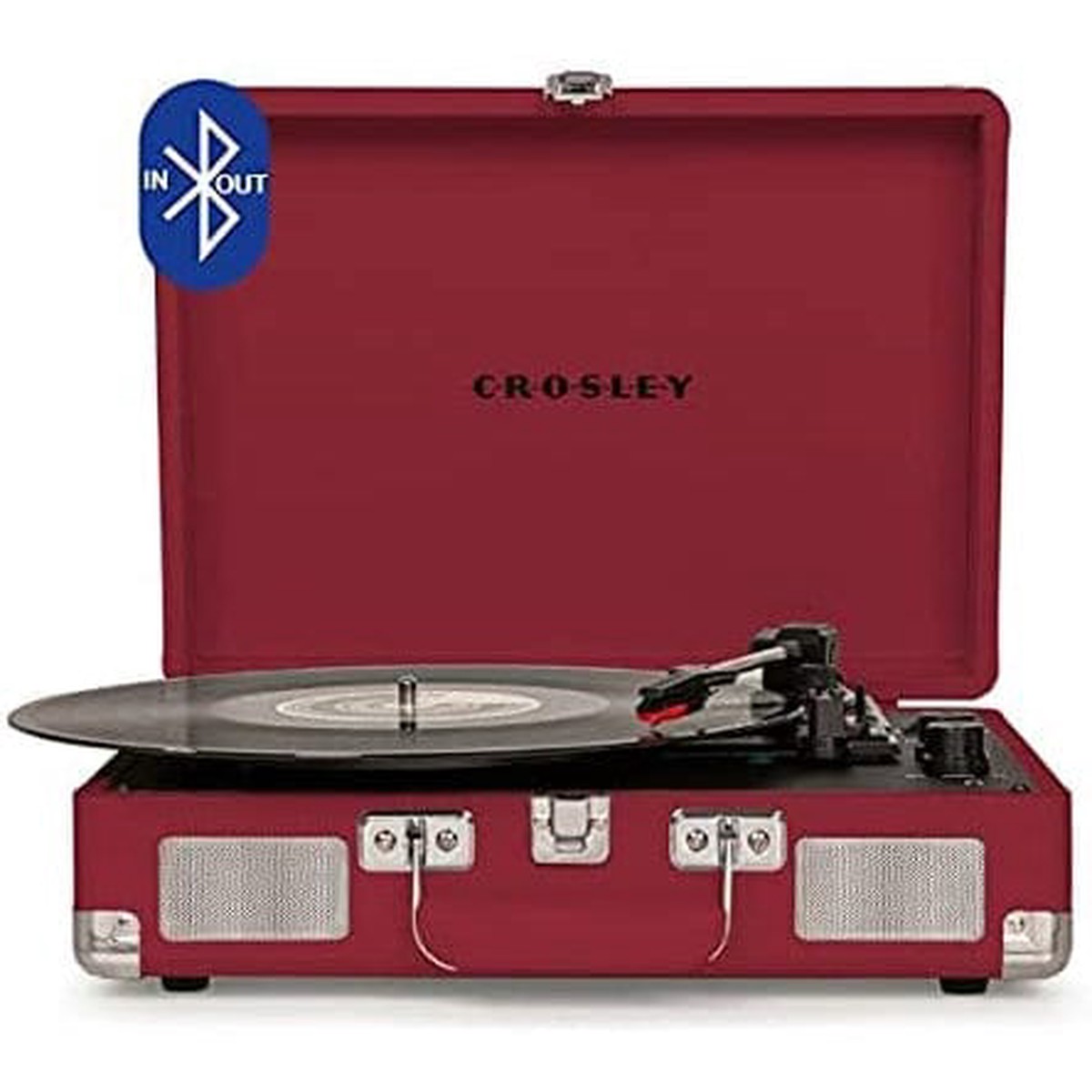 Crosley Cruiser Plus - Bluetooth Turntable (Burgundy) Tech Turntables