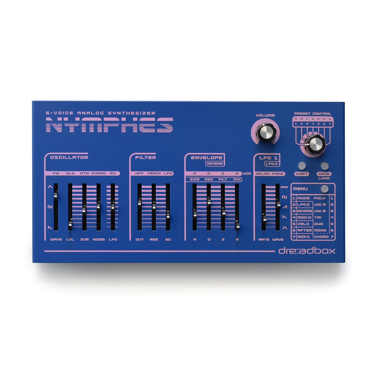 Dreadbox Nymphes 6-Voice Analog Synthesizer