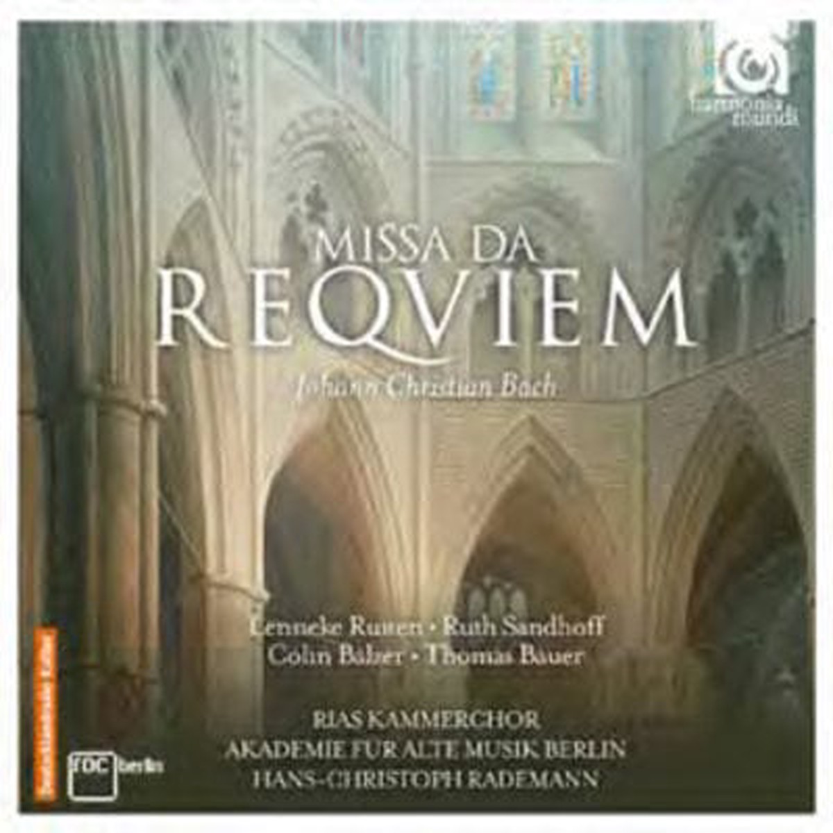 Johann Christian Bach Missa Da Requiem – Johann Christian Bach CD