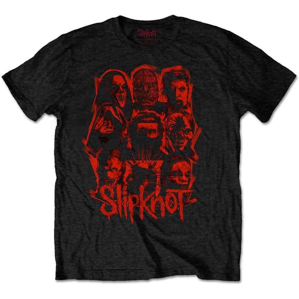 Slipknot WANYK Red Patch – Black – 2XL T-Shirts
