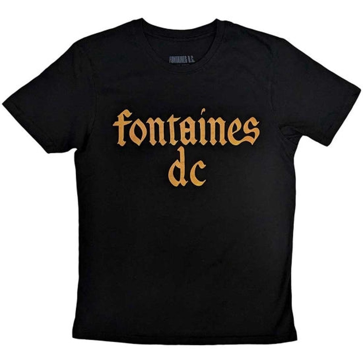Fontaines DC Gothic Logo – Medium T-Shirts