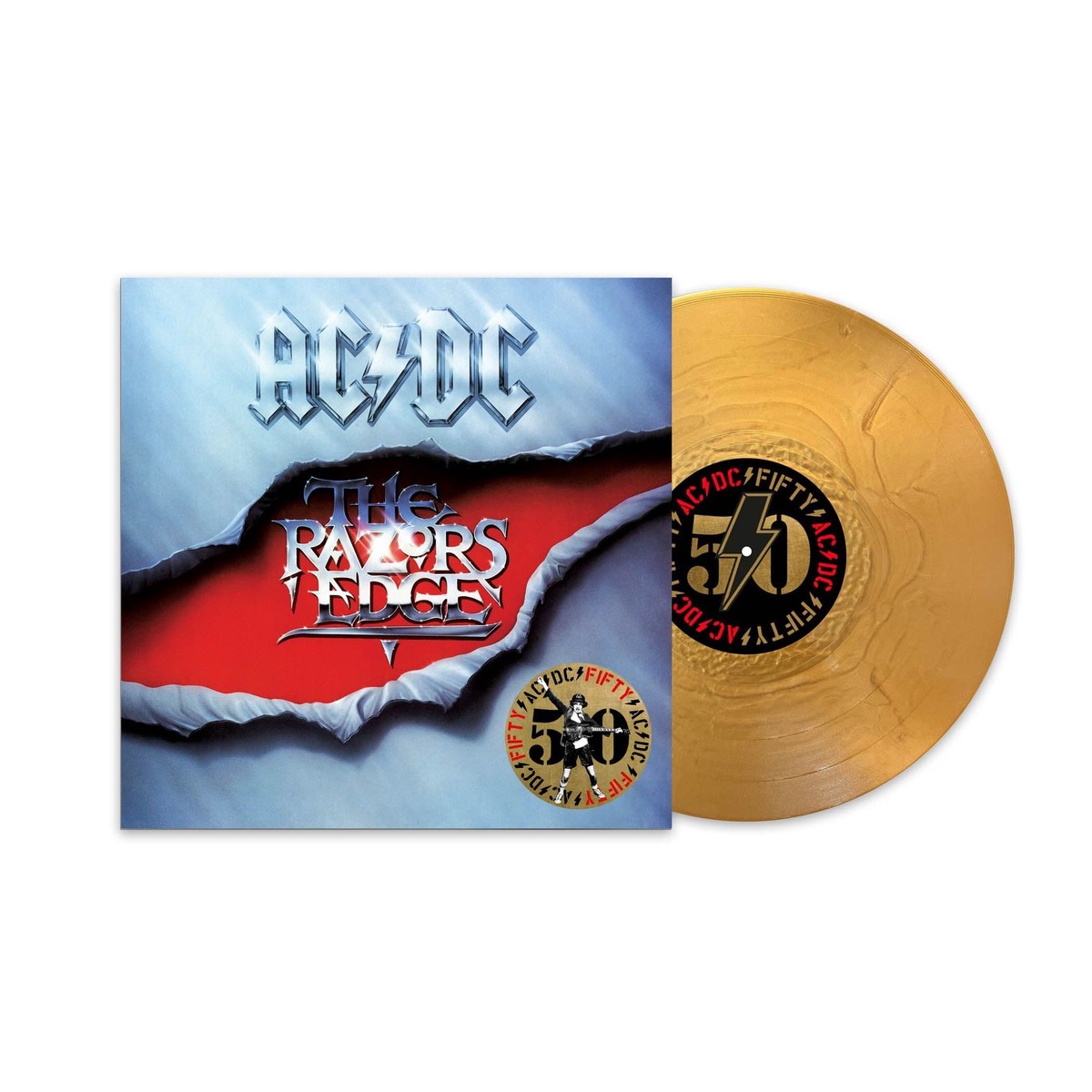 The Razors Edge (50th Anniversary Gold Edition) – ACDC Colour Vinyl