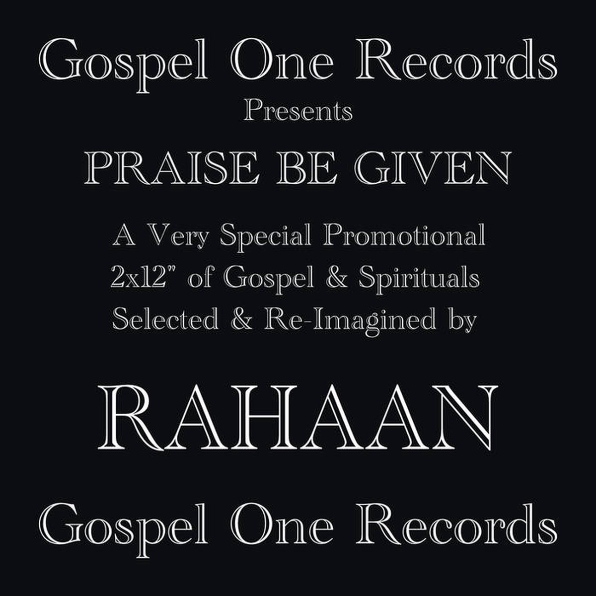 Praise Be Given