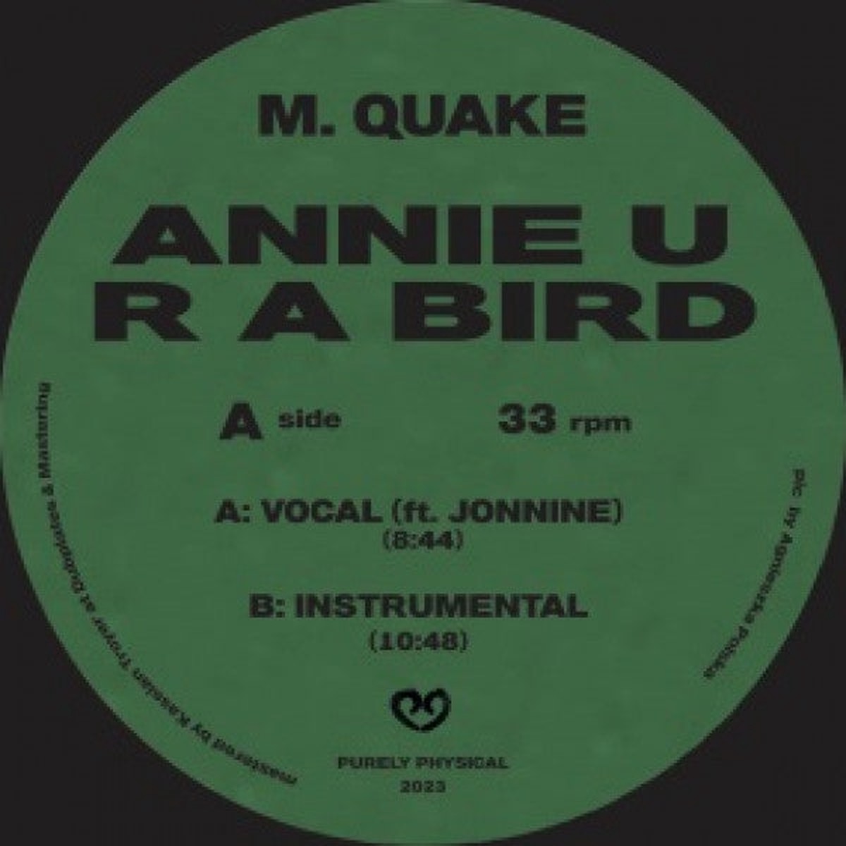 Annie U R A Bird (Ft Jonnine)