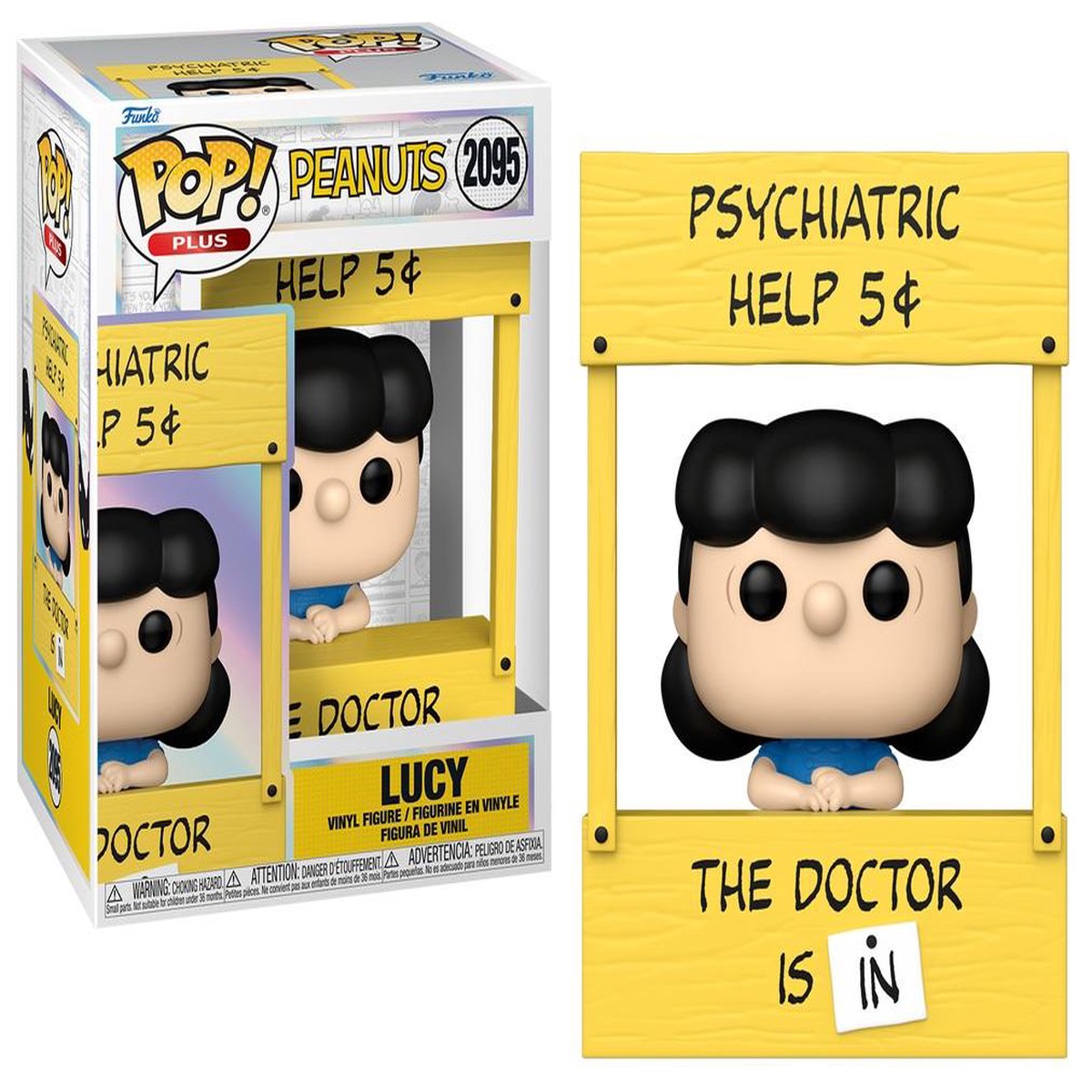 Funk POP Plus Peanuts - Lucy (Psychiatric Booth) Toys