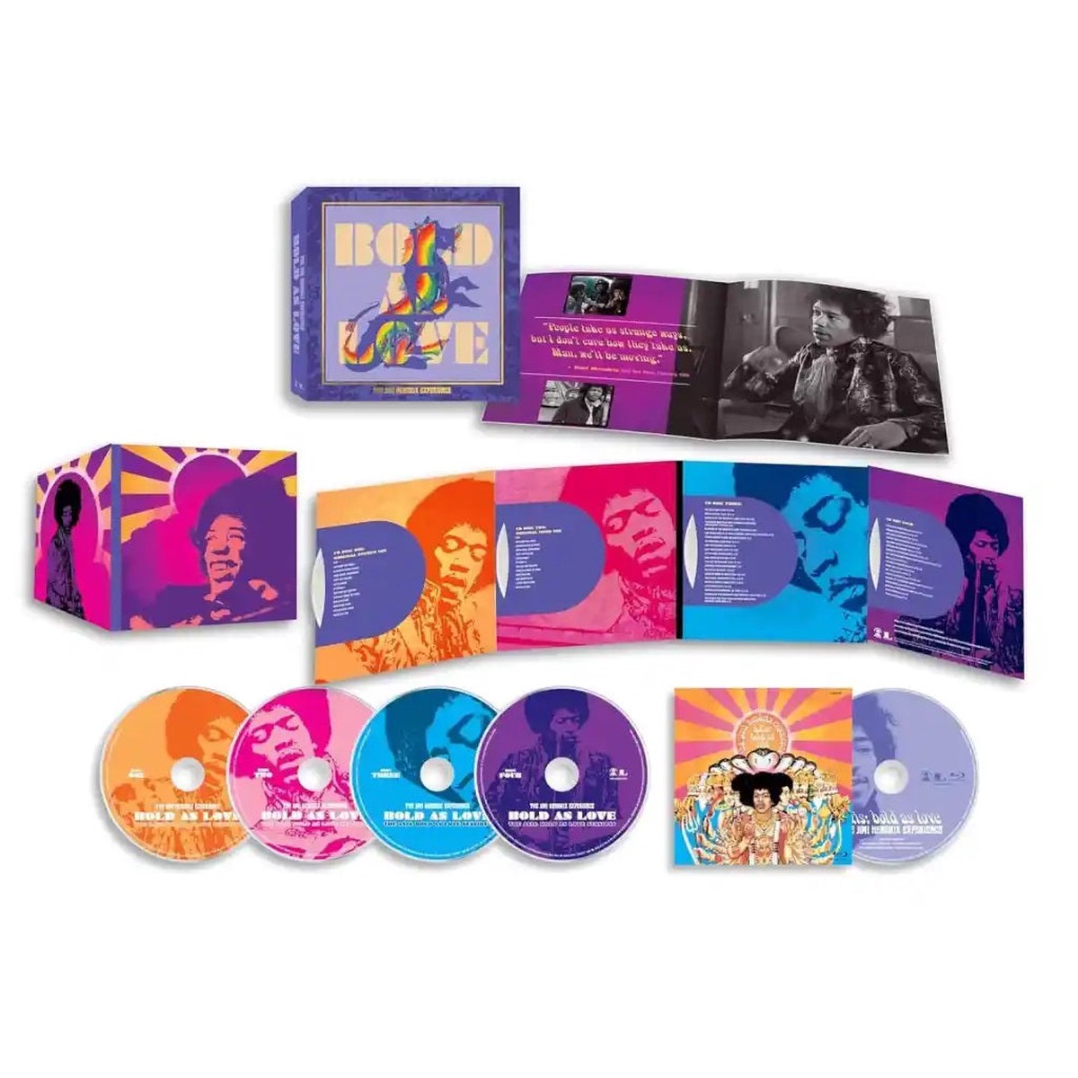 Hendrix Jimi - Bold As Love The Axis Bold As Love Sessions (4CDBlu-Ray Box Set) - CD - New