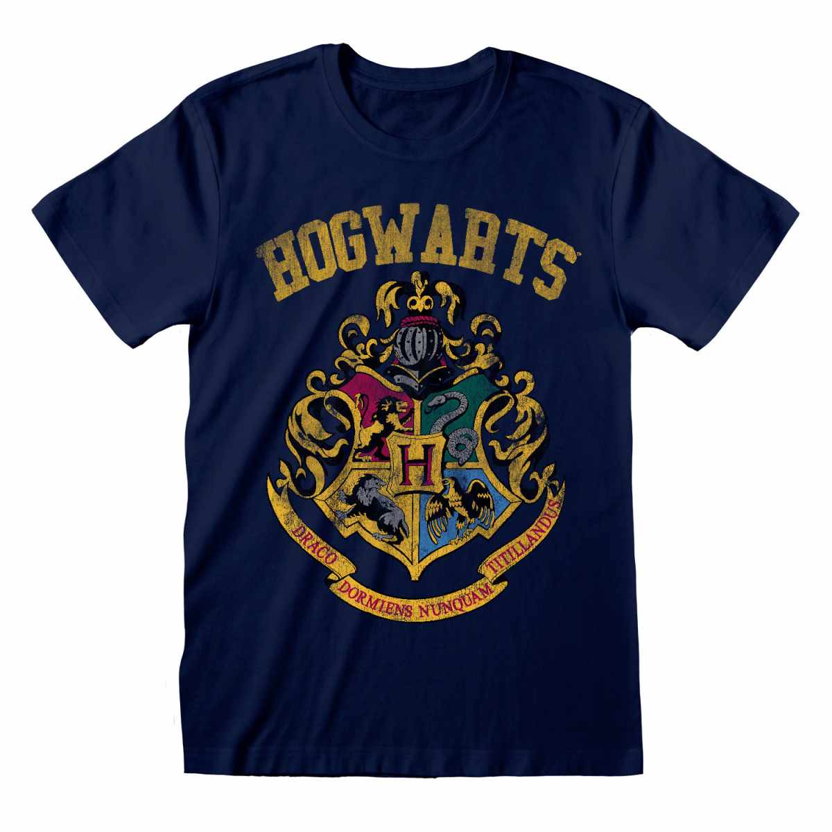 Harry Potter Hogwarts Faded Crest - XL T-Shirts