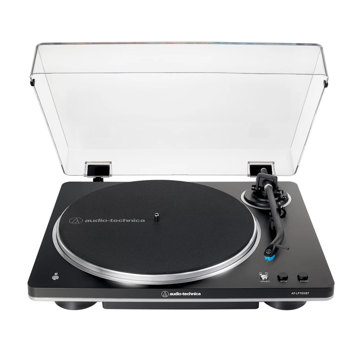 Audio Technica AT-LP70XBT Black Bluetooth Turntable Tech Turntables