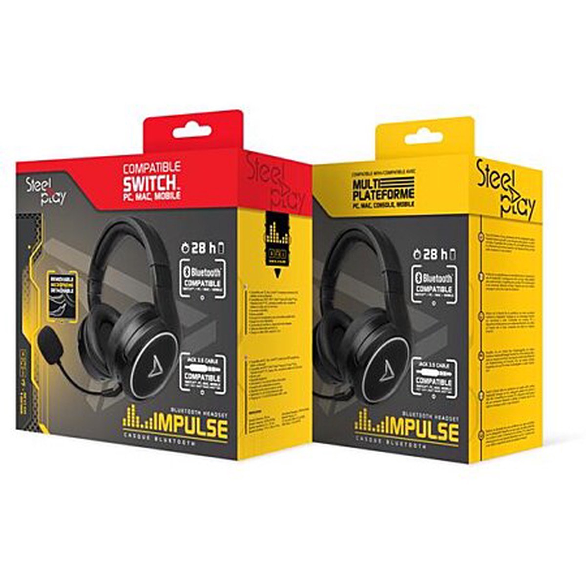 Steelplay Impulse Bluetooth Wireless Headset - Black Games