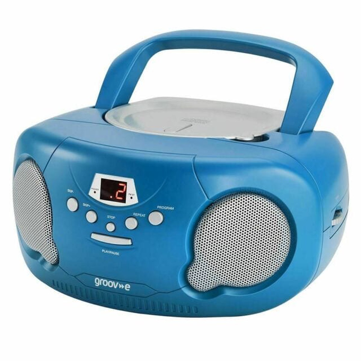 Groov-e Boombox CD Player - Blue Tech Turntables