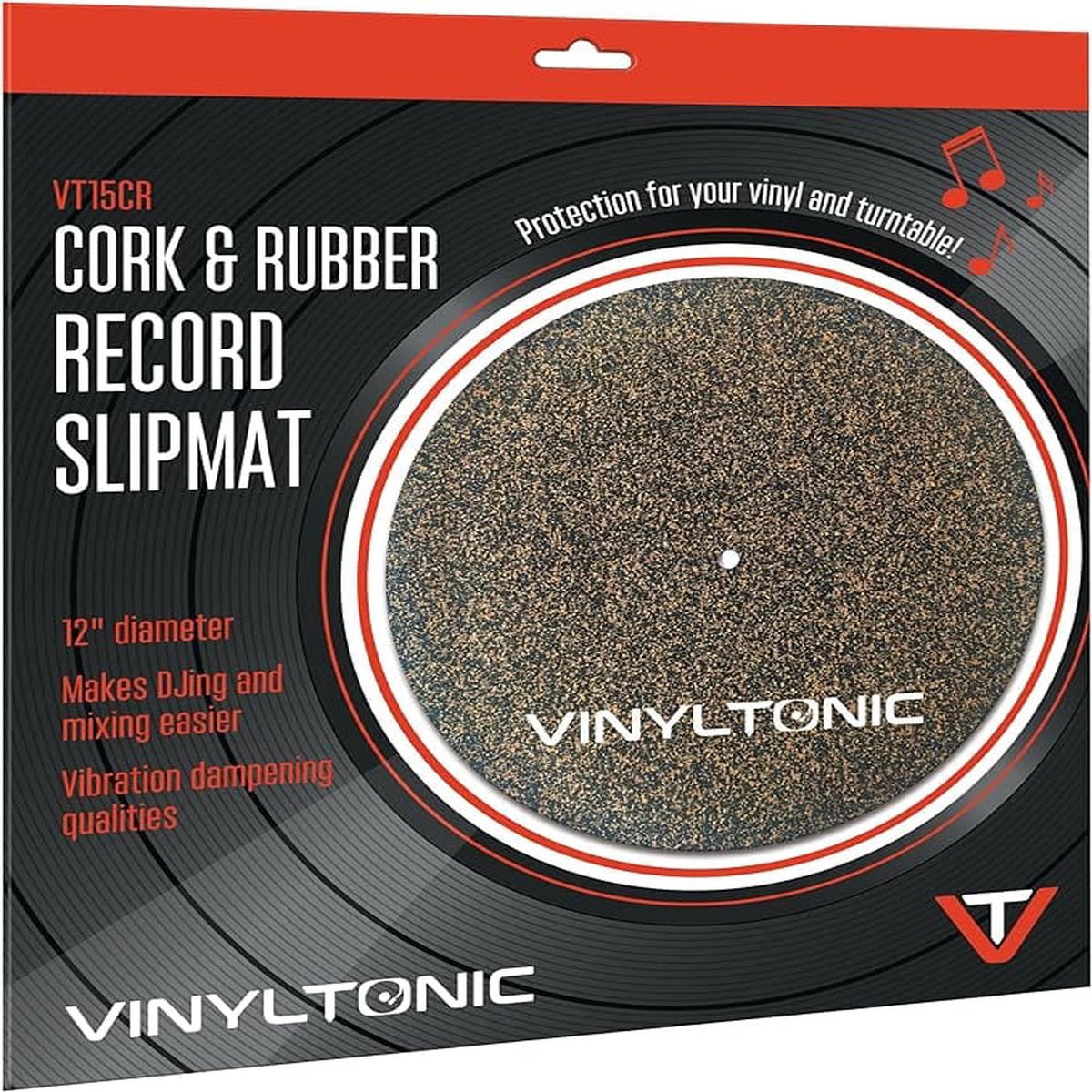 Vinyl Tonic Cork And Rubber Record Slipmat Accessories