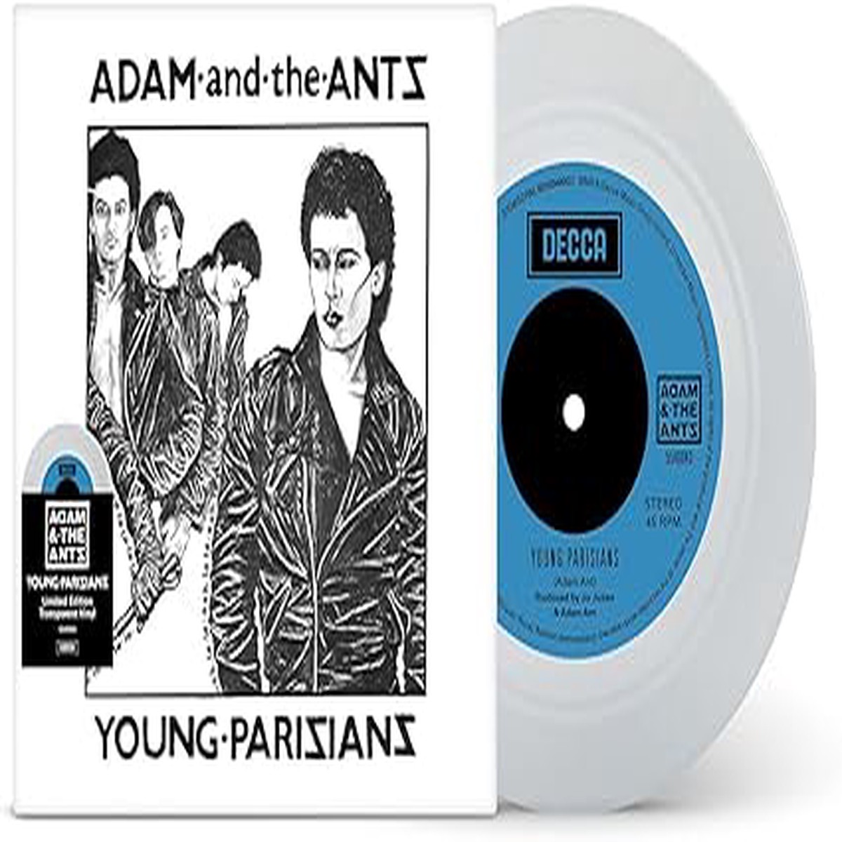 Young Parisians - Adam and the Ants 7 Colour Vinyl