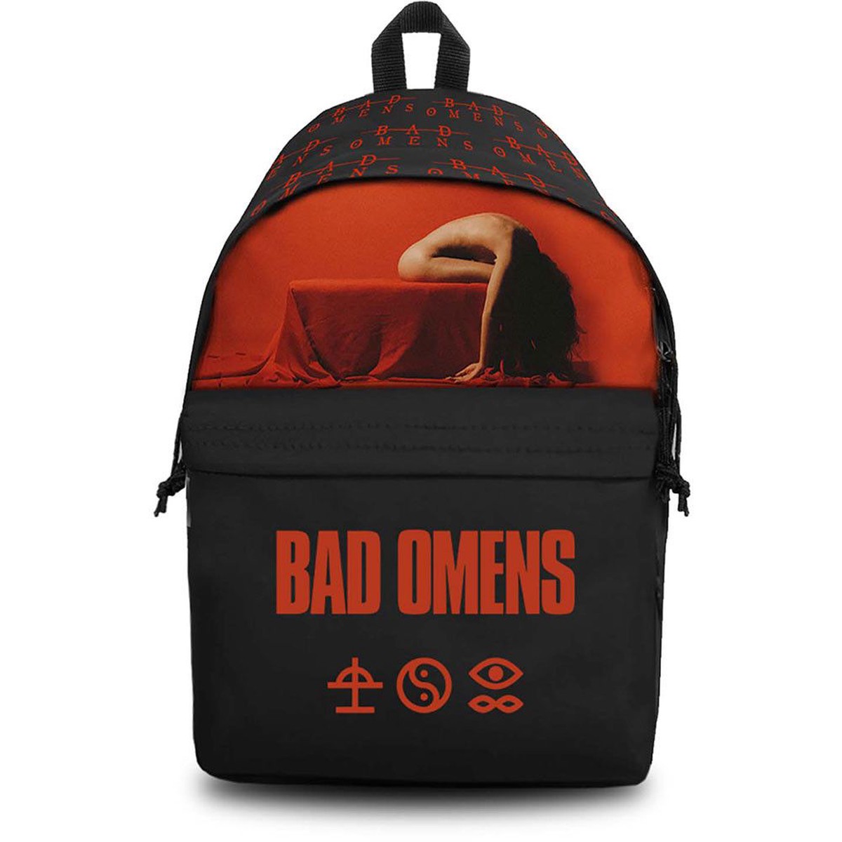 Bad Omens - Back Pack (Death Of Peace Of Mind Symbols)