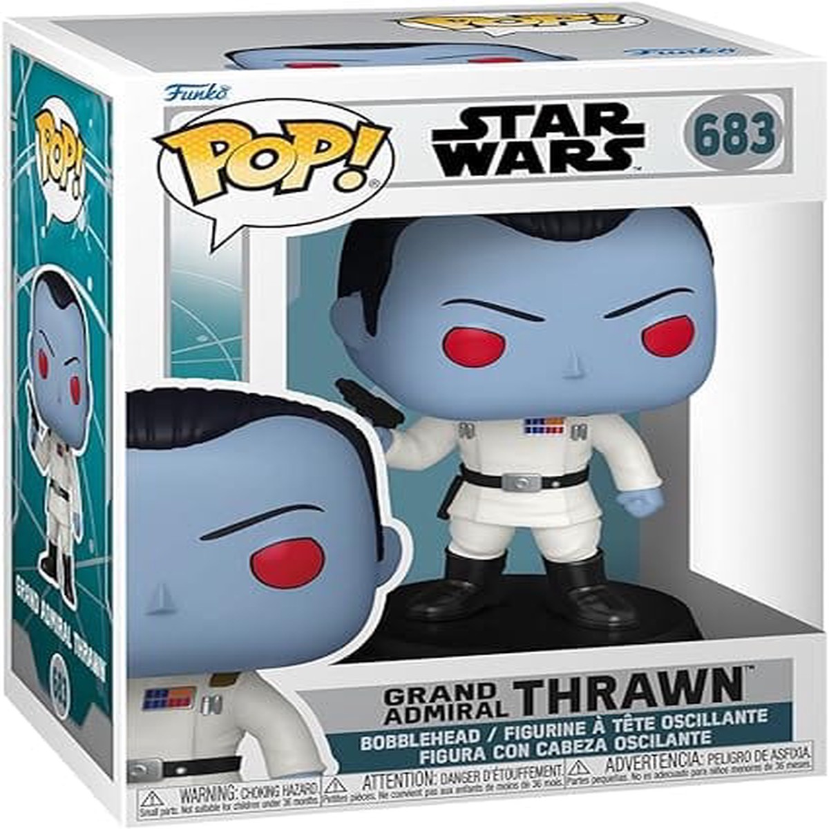 Funko Pop Vinyl Star Wars Ahsoka - Grand Admiral Thrawn Toys