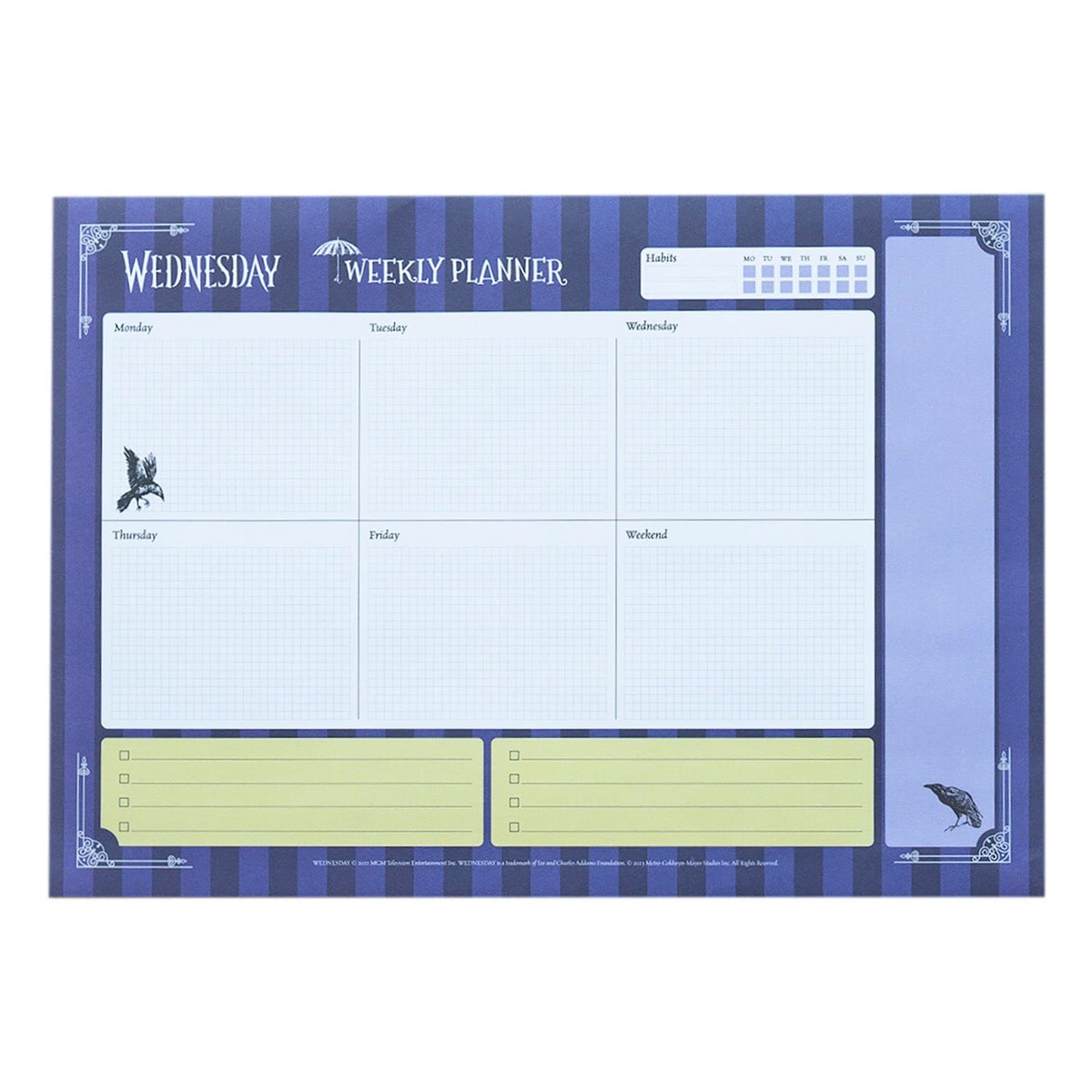 WEDNESDAY A4 WEEKLY PLANNER Stationery