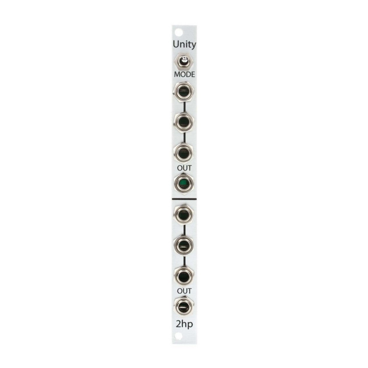 2HP Unity Eurorack Unity Mixer Module