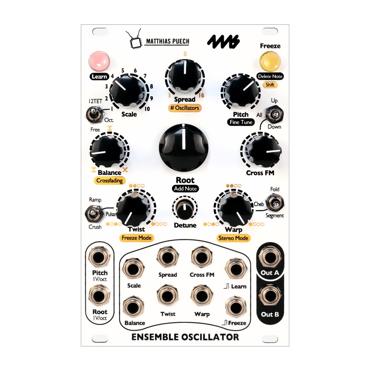 4ms Ensemble Oscillator (White)