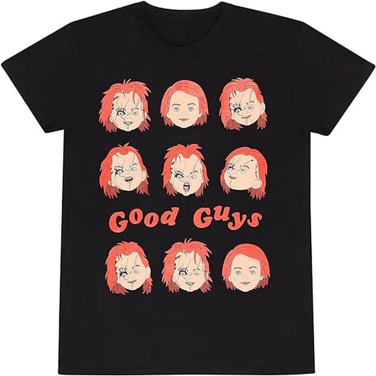 Childs Play - Expressions of Chucky Unisex Black - XL T-Shirts