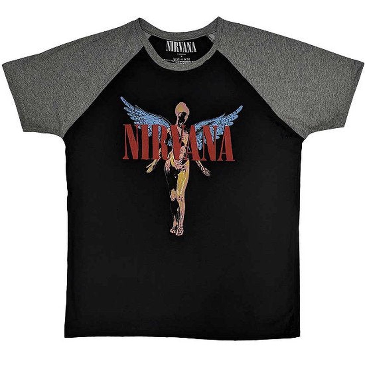 Nirvana Angelic Raglan - Small T-Shirts