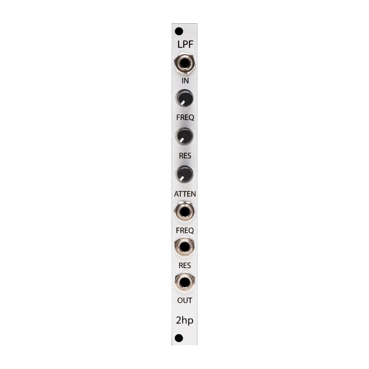 2HP LPF Eurorack Low Pass Filter Module