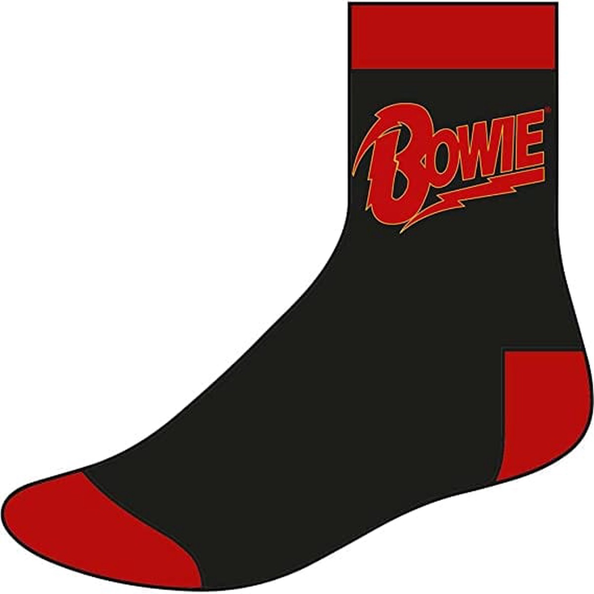 Bowie Flash Logo Socks