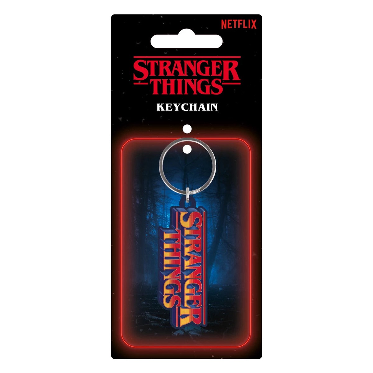 Stranger Things 5 Retro Logo Keychain Keychain