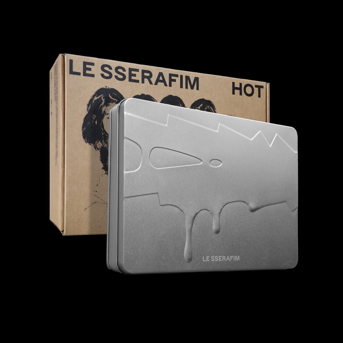 5th Mini Album HOT (TIN CASE ver) - LE SSERAFIM CD