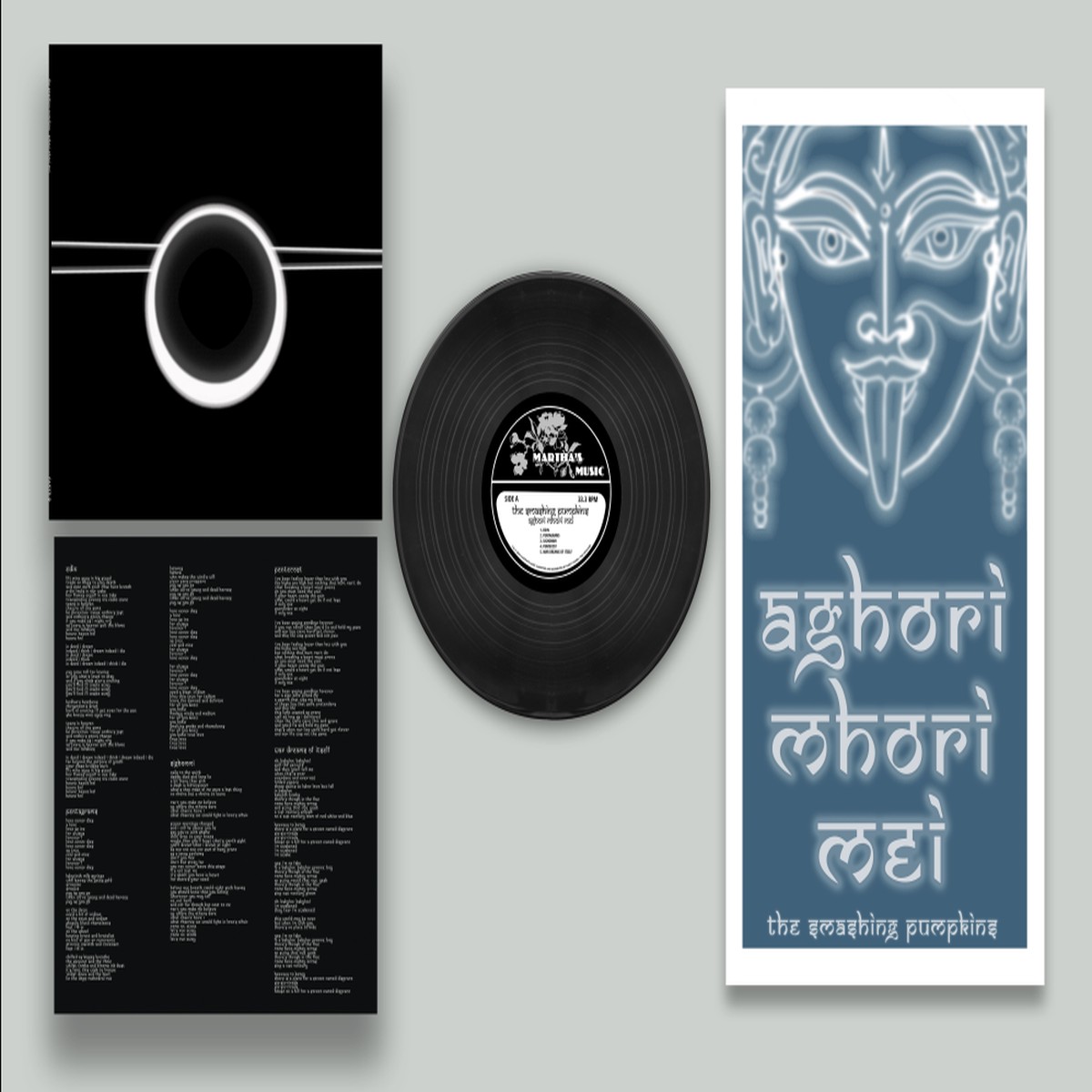 Aghori Mhori Mei (Indie Exclusive Black LP Poster) - Smashing Pumpkins VINYL