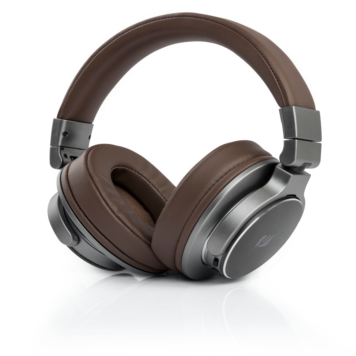 Muse Bluetooth headphone Hands free 30h battery Adjustable and foldable headband - Brown Accessories