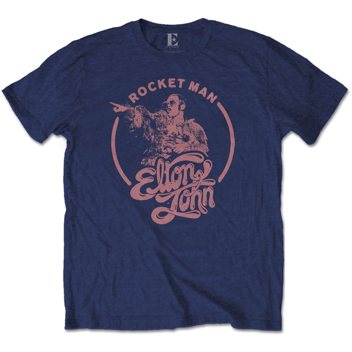 Elton John Rocketman Circle Point - 2XL T-Shirts