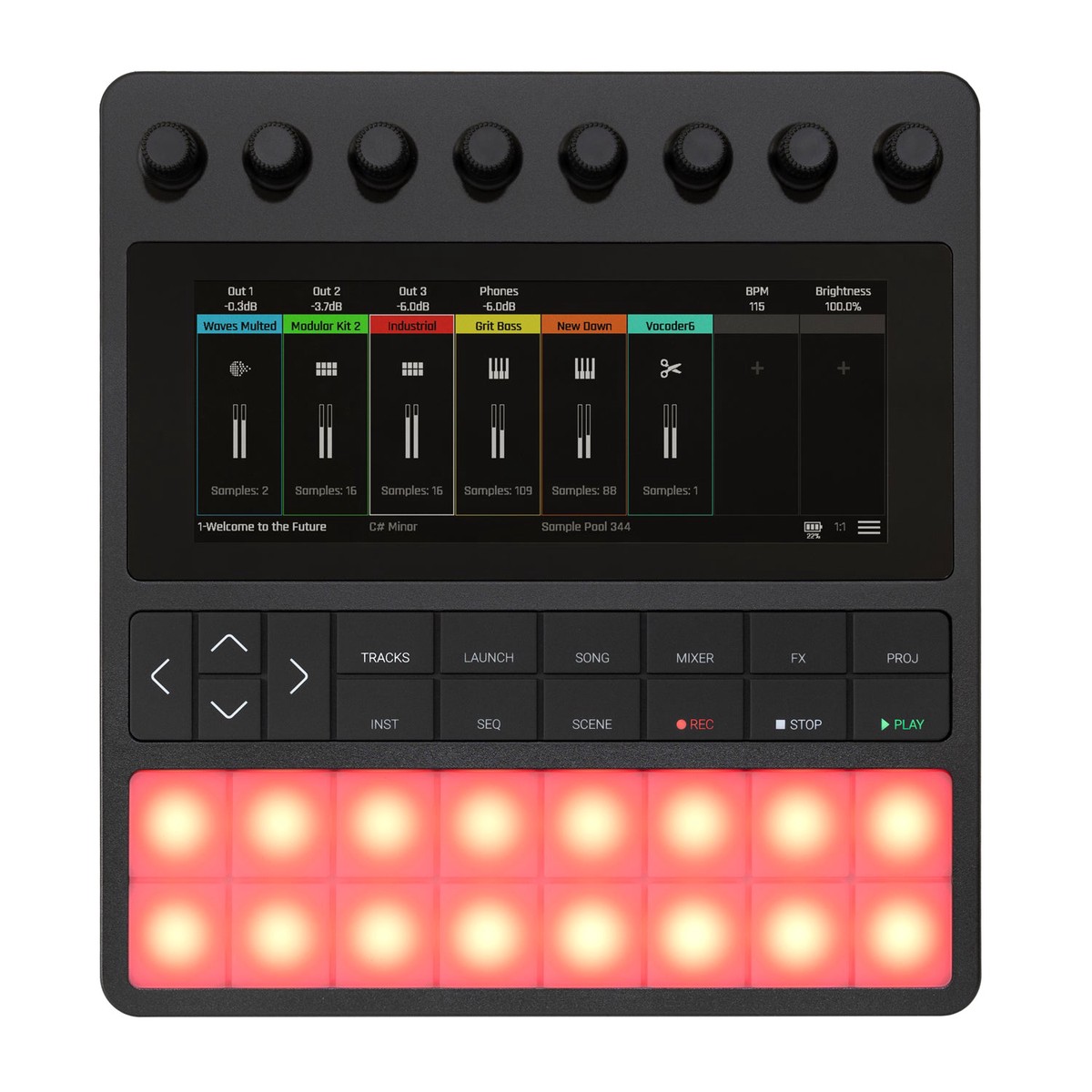 1010music Bento Portable Sampler Workstation