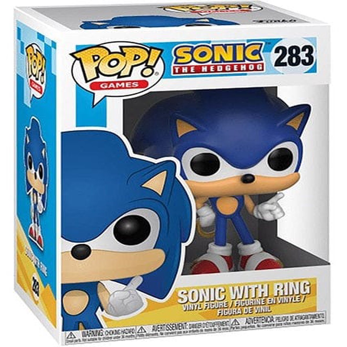 Funko POP Games Sonic the Silver Hedgehog Sonic With Ring Toys