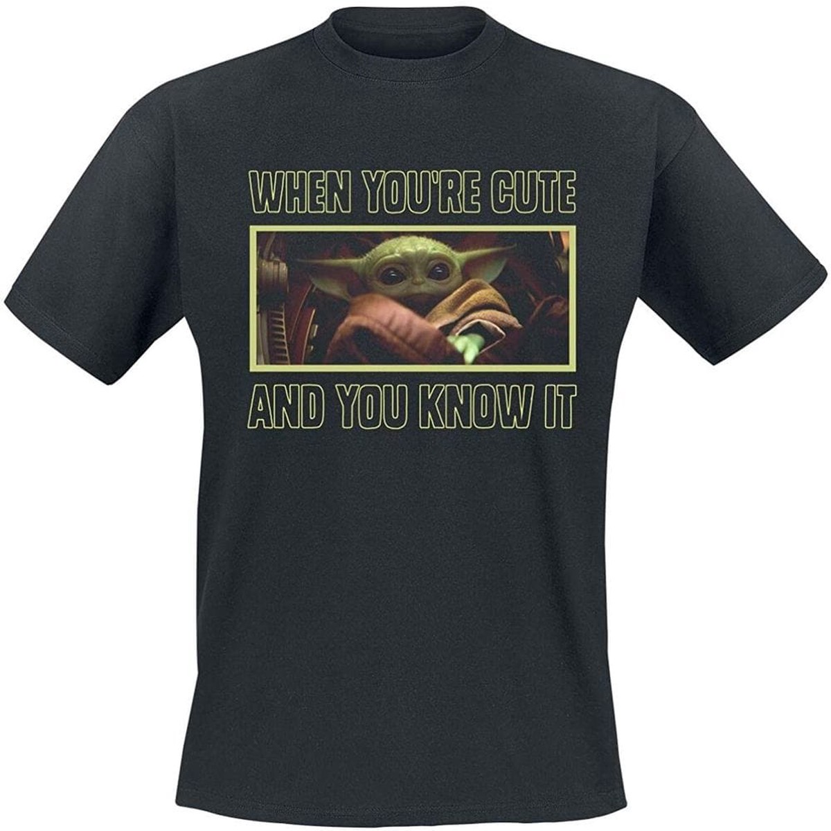 The Mandalorian - Cute And Knows It - XL T-Shirts